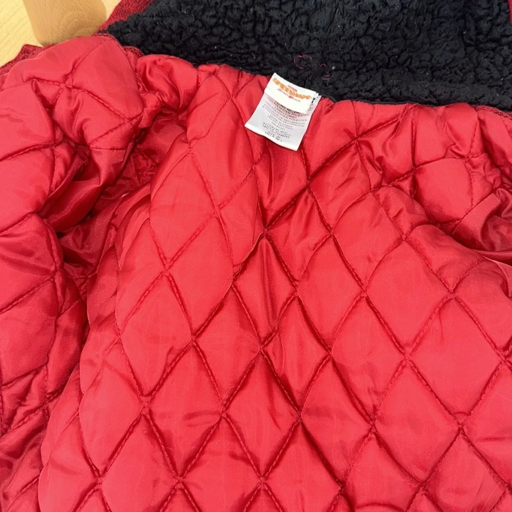 Marvel Spider-Man Lined Hoodie Sherpa hoodie quilted lining‎ size 3t